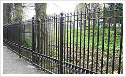 Steel Rail Fence